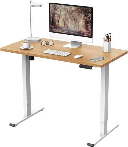 FLEXISPOT Escritorio esquinero de doble motor en forma de L, para  computadora eléctrica de pie, escritorio de pie y oficina en casa  ajustable, mesa de